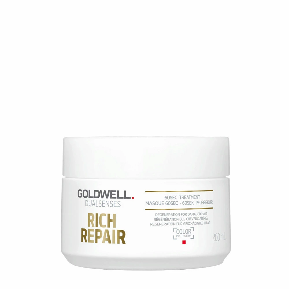 Goldwell Dualsenses Rich Repair Restoring 60Sec Treatment 200ml - Traitement Pour Cheveux Secs Ou Abîmés