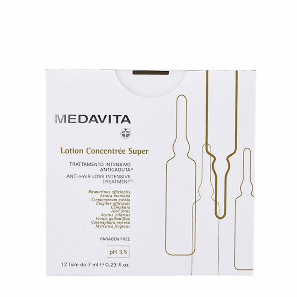 Medavita Cute Lotion Concentrée 12x7ml - Traitement Anti-chute Intensif Super PH 3.5
