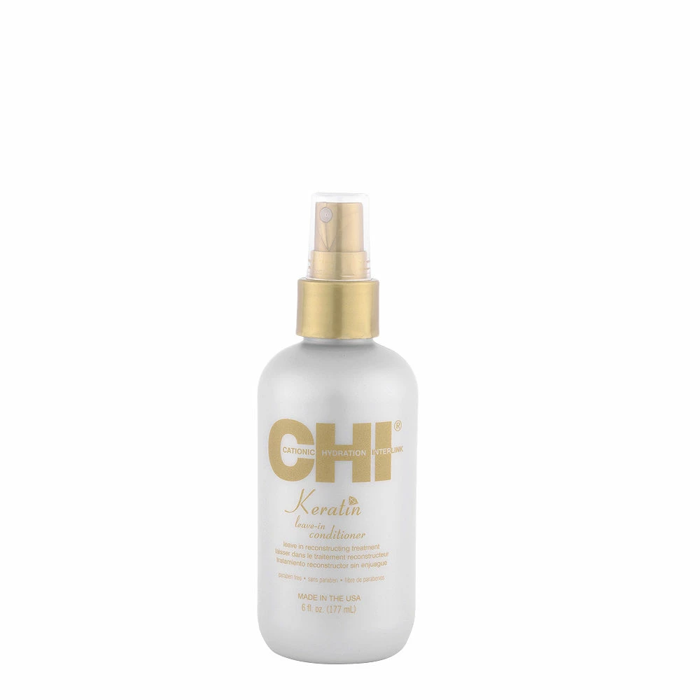 CHI Keratin Leave In Conditioner 177ml - Traitement De Reconstruction Sans Rinçage