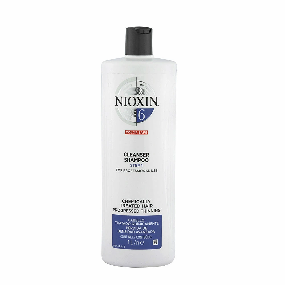 Nioxin System6 Cleanser Shampoo 1000ml - Shampooing Antichute