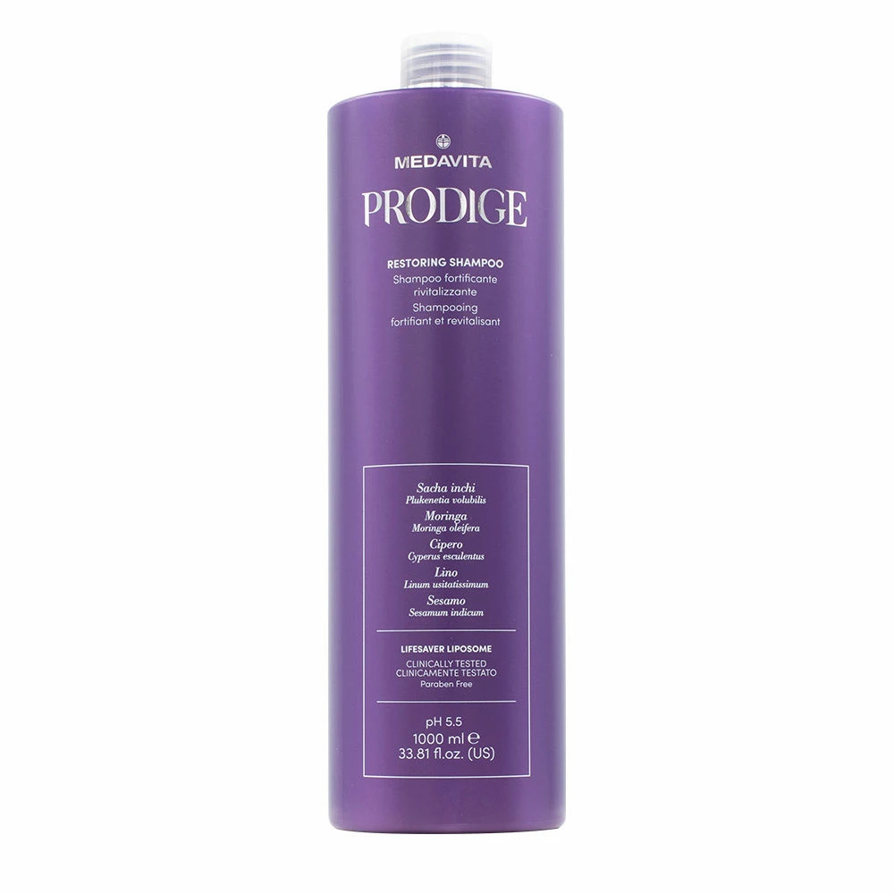 Medavita Prodige Restoring Shampoo 1000ml - Shampooing Fortifiant Revitalisant
