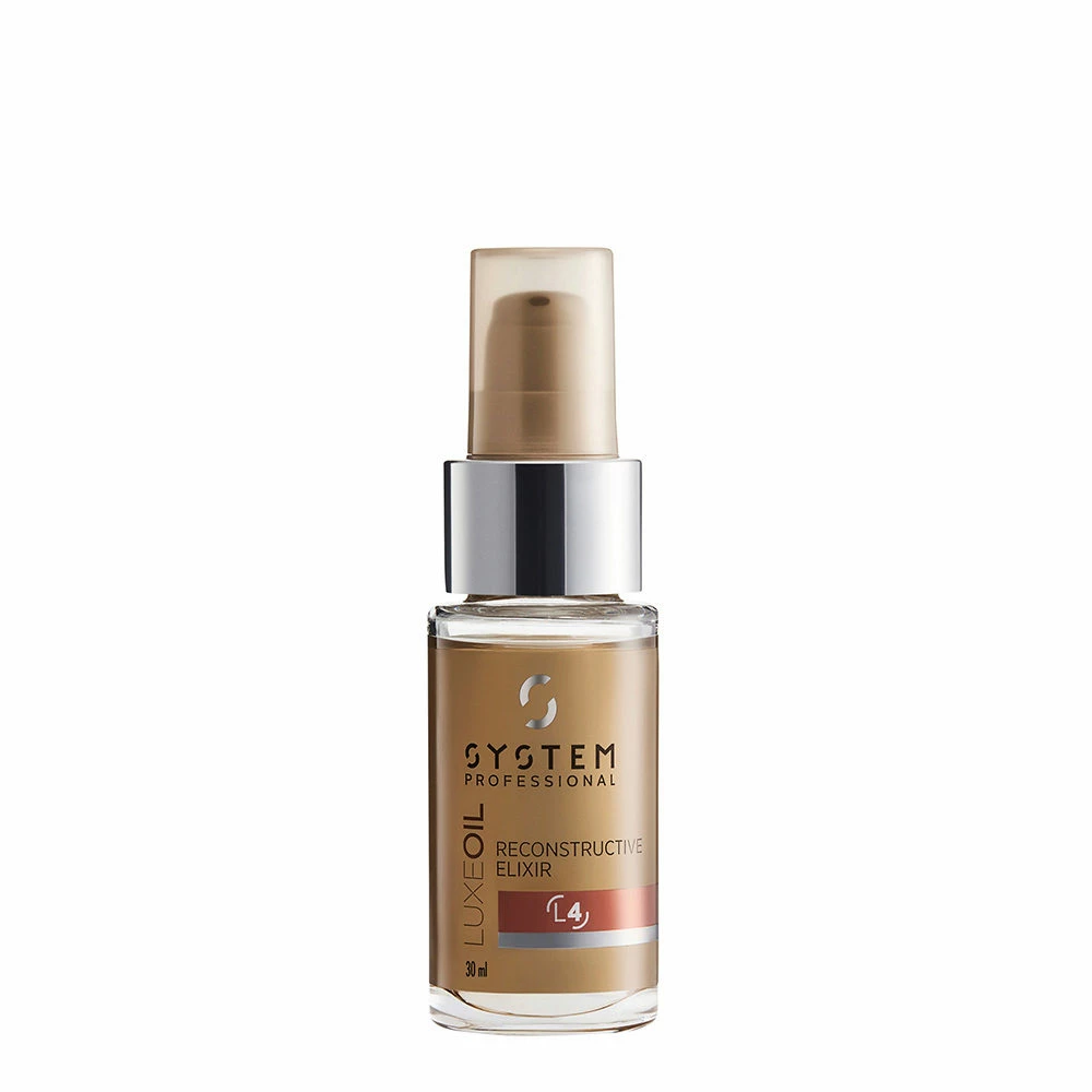 System Professional LuxeOil Elisir L4, 30ml - Huile à La Kératine Pour Cheveux Abîmés