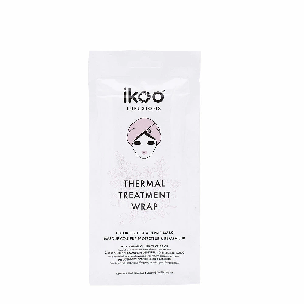 Ikoo Infusions Thermal Treatment Wrap Color Protect & Repair 35g - Masque Restructurant Cheveux Colorés