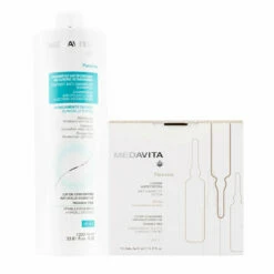 Medavita Puroxine Shampooing Antipelliculaire 1000ml Et Flacons 12x6ml