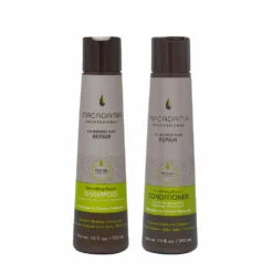 Macadamia Set Cheveux Abimés Shampooing 300ml Et Baume 300ml