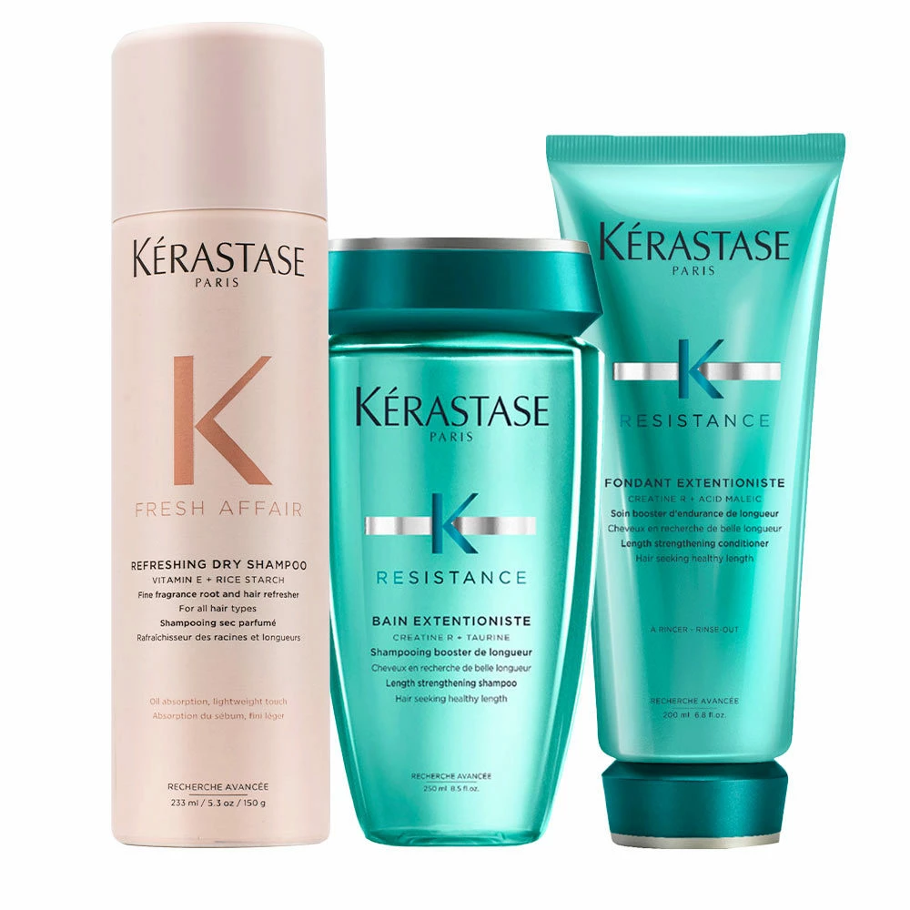 Kérastase Kerastase Fresh Affair Refreshing Dry Shampoo 233ml Resistance Bain Extentioniste 250ml Fondant Extentioniste 200ml