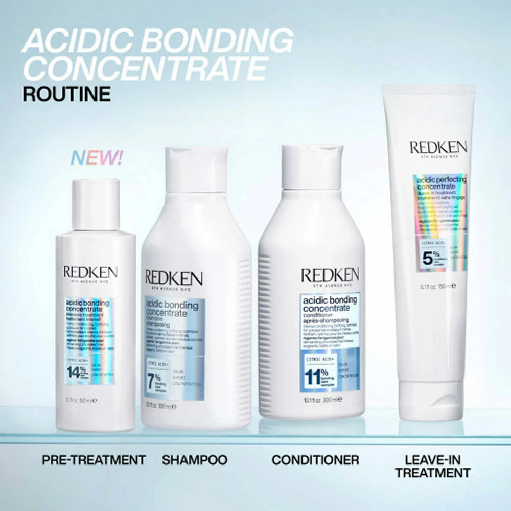 Redken Acidic Bonding Concentrate Shampoo 300ml - shampooing fortifiant pour cheveux abîmés Redken Acidic Bonding Concentrate Shampoo 300ml - Shampooing Fortifiant Pour Cheveux Abîmés -Olaplex Shop A HG028428 4 500x500 1