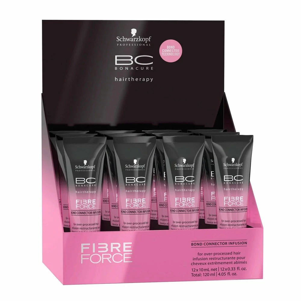 Schwarzkopf Professional Schwarzkopf BC Fiber Force Bond Connector Infusion 12x10ml - Traitement De Restructuration