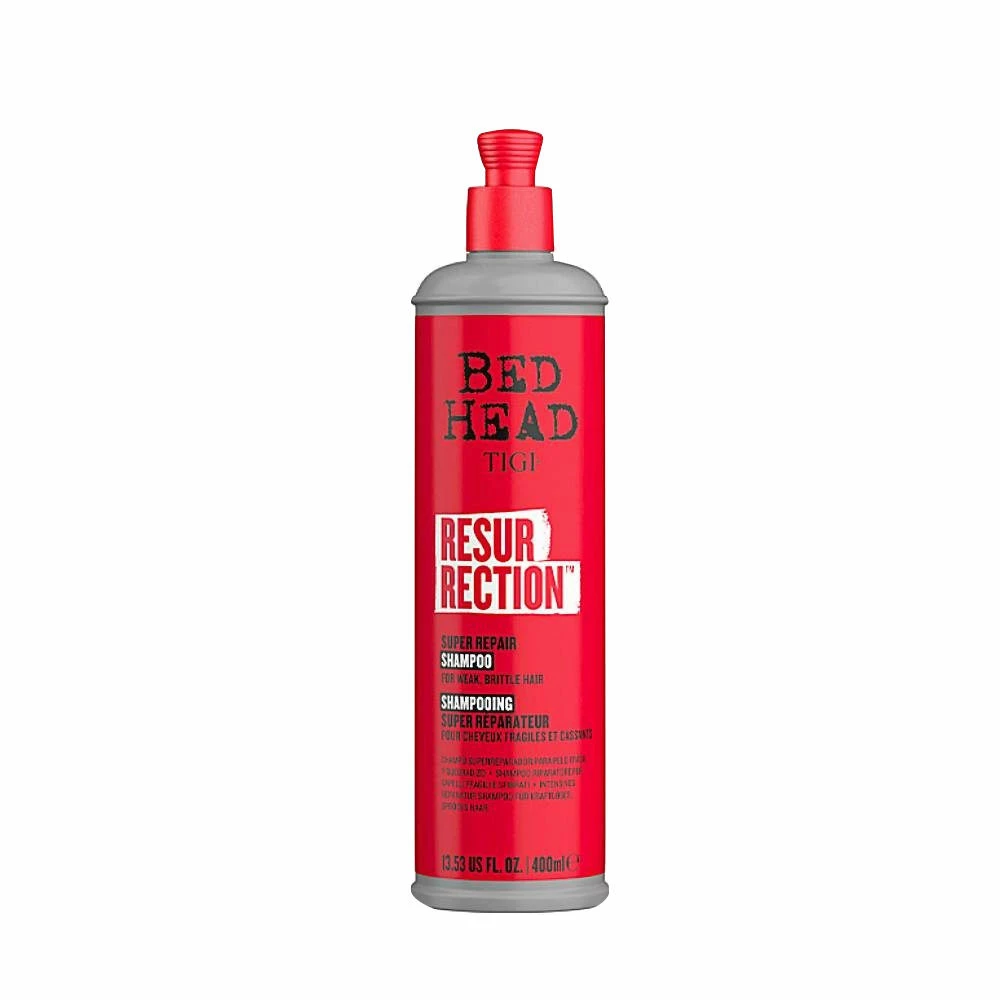 Tigi Bed Head Resurrection Super Repair Shampoo 400ml - Shampooing Pour Cheveux Abîmés