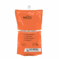 WeDo Moisture & Shine Shampoo Refill 1000ml - Shampooing Pour Cheveux Abîmés