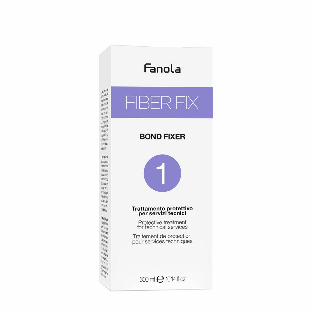 Fanola Fiber Fix Bond Fixer N°1 300ml - Traitement Protecteur Pour Services Techniques
