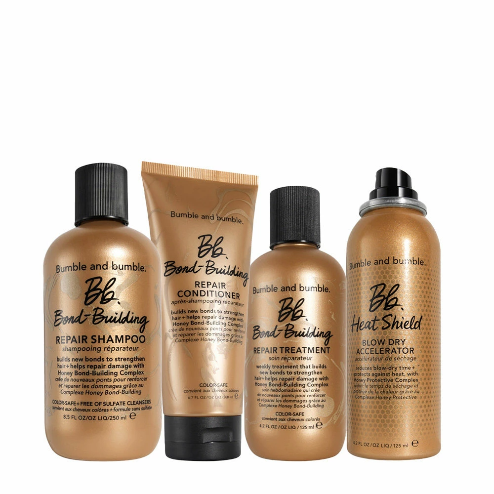 Bumble And Bumble. Bb. Bond Building Shampoo 250ml Conditioner 200ml Mask 125ml Blow Dry 125ml