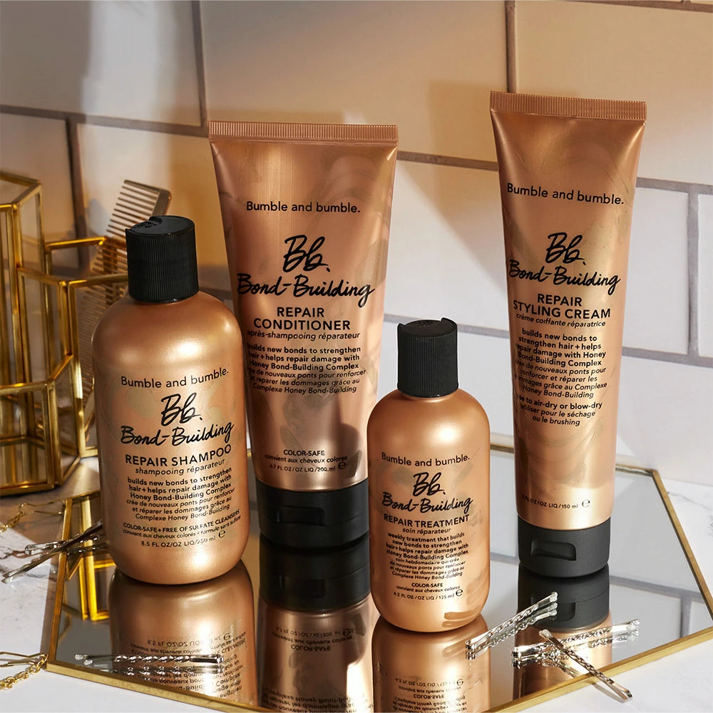 Bumble And Bumble. Bb. Bond Building Shampoo 250ml Conditioner 200ml Mask 125ml Blow Dry 125ml – Image 3
