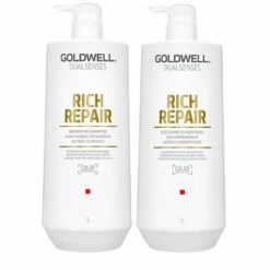 Goldwell Dualsenses Rich Repair Restoring Shampoo 1000ml Conditioner 1000ml