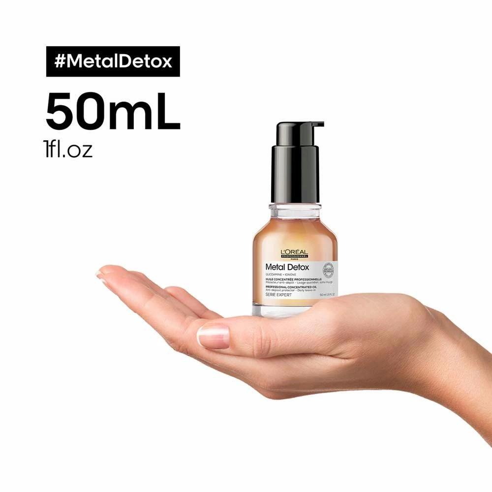 L'Oreal L'Oréal Professionnel Paris Serie Expert Metal Detox Oil 50ml - Huile Pour Cheveux Abîmés – Image 2