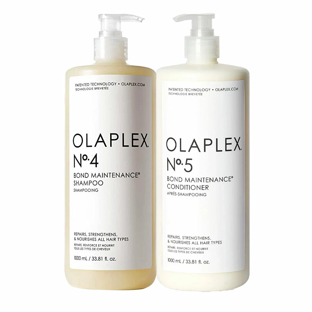 Olaplex N° 4 Bond Maintenance Shampoo 1000ml N° 5 Bond Maintenance Conditioner 1000ml