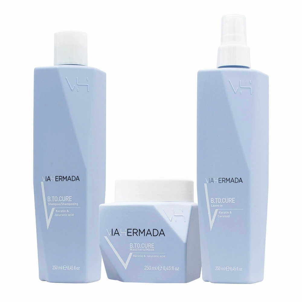 VIAHERMADA B.to.cure Shampoo 250ml Mask 250ml Leave In 250ml