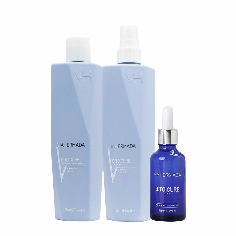 VIAHERMADA B.to.cure Shampoo 250ml Leave In 250ml Lotion 50ml