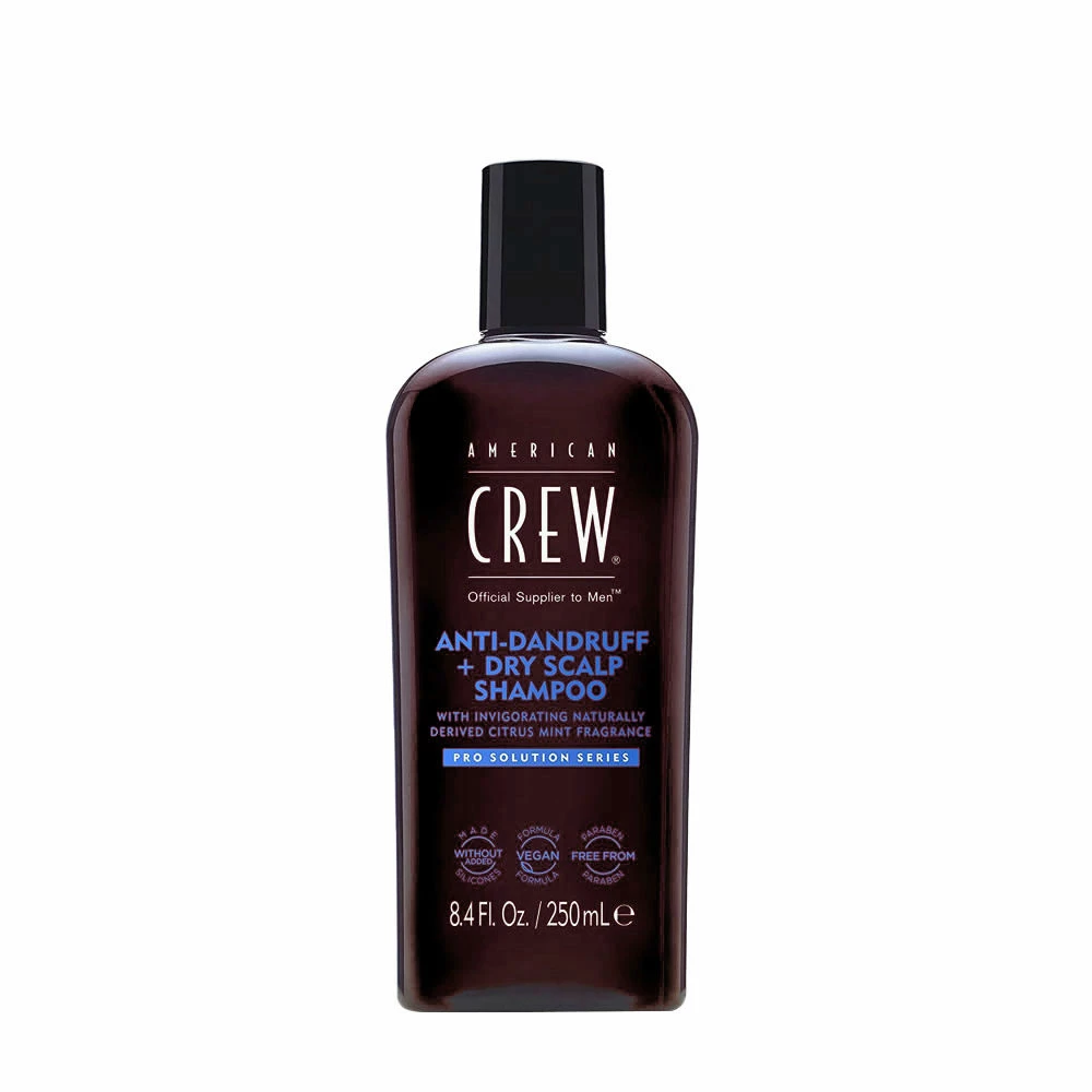 American Crew Anti-Dandruff Dry Scalp Shampoo 250ml - Shampooing Antipelliculaire Et Pour Cuir Chevelu Sec