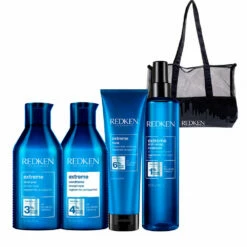 Redken Extreme Shampoo 300ml Conditioner 300ml Mask 250ml Leave-In 250ml + Shopper Bag Gratuit