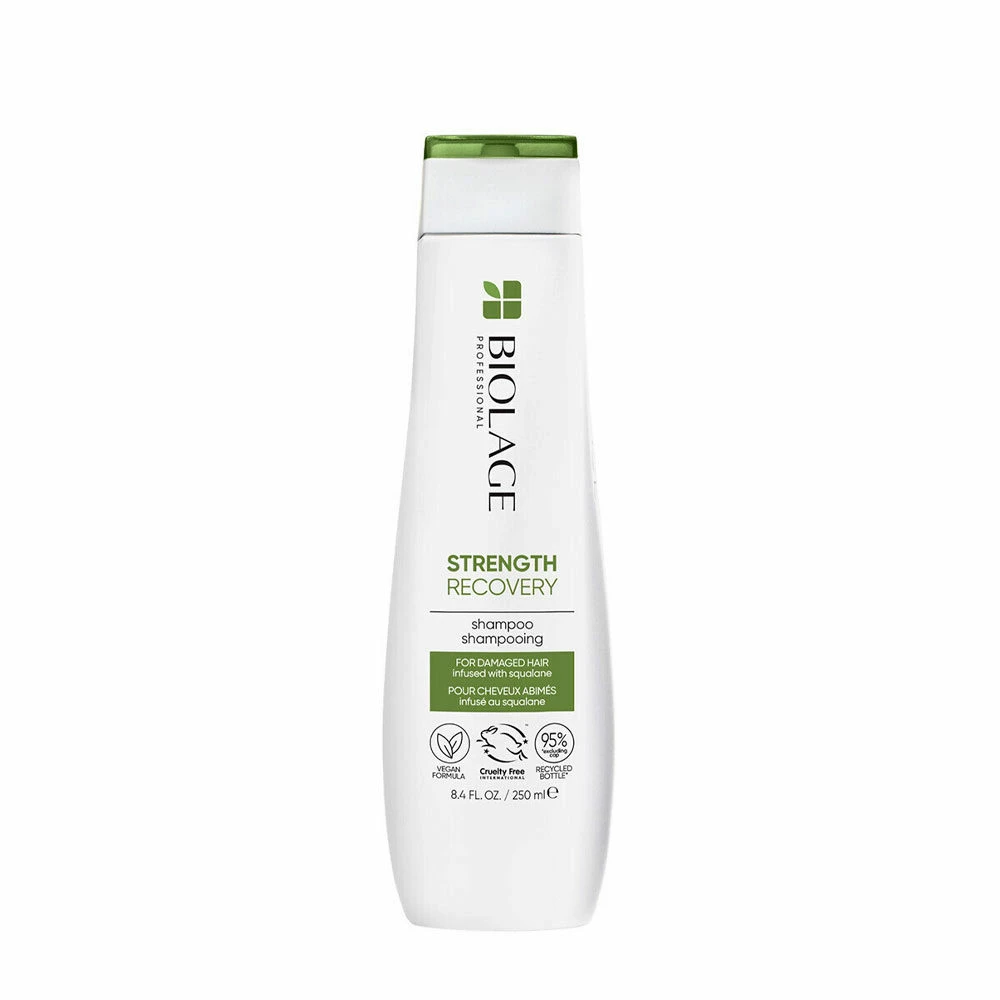 Biolage Strength Recovery Shampoo 250ml Conditioner 200ml + Pochette Summer GRATUIT – Image 2
