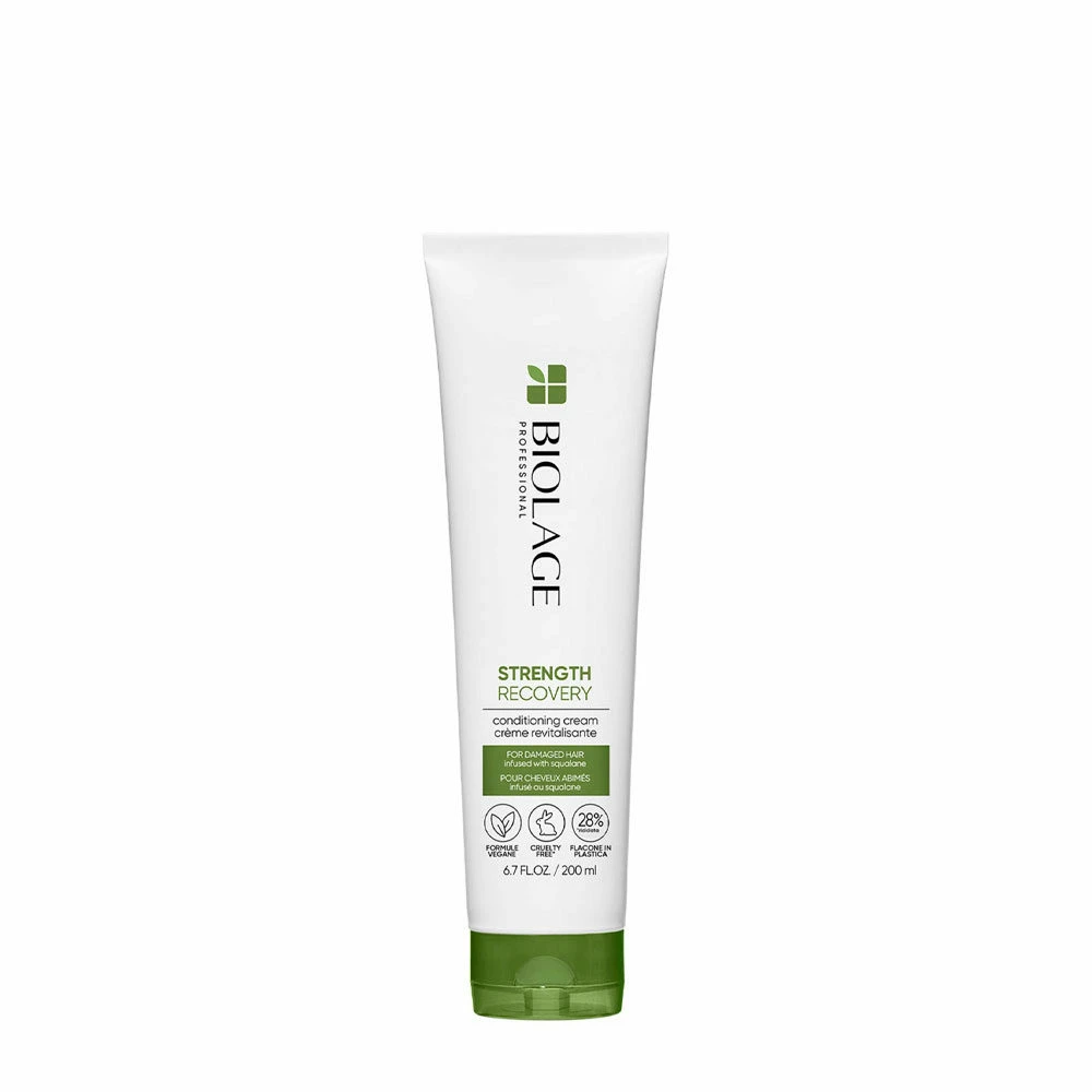 Biolage Strength Recovery Shampoo 250ml Conditioner 200ml + Pochette Summer GRATUIT – Image 3