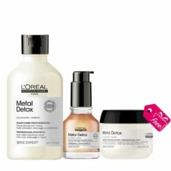 L'Oreal L'Oréal Professionnel Paris Metal Detox Shampoo 300ml Oil 50ml + Mask 75ml En Cadeau