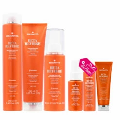 Medavita Lunghezze Beta Refibre Reconstructive Shampoo 250ml Mask 150ml Microemulsion 150ml + Travel Size En Cadeau